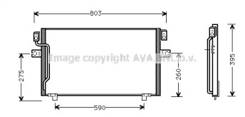 Конденсатор (AVA QUALITY COOLING: DN5160)