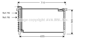 Конденсатор (AVA QUALITY COOLING: DN5161)