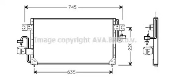 Конденсатор (AVA QUALITY COOLING: DN5163)