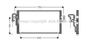 Конденсатор (AVA QUALITY COOLING: DN5164)