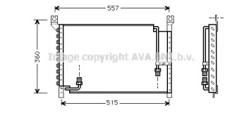 Конденсатор (AVA QUALITY COOLING: DN5167)