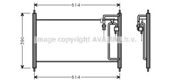 Конденсатор (AVA QUALITY COOLING: DN5177)