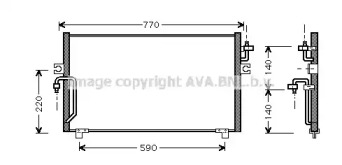 Конденсатор (AVA QUALITY COOLING: DN5182)