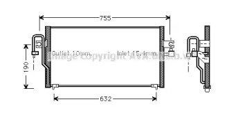 Конденсатор (AVA QUALITY COOLING: DN5183)