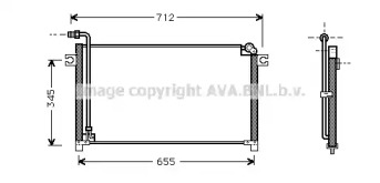 Конденсатор (AVA QUALITY COOLING: DN5184)