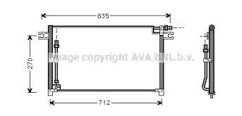 Конденсатор (AVA QUALITY COOLING: DN5185)