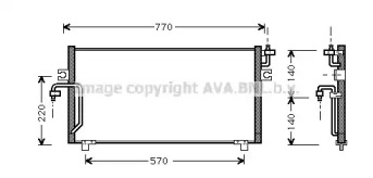 Конденсатор (AVA QUALITY COOLING: DN5193)