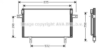 Конденсатор (AVA QUALITY COOLING: DN5195)