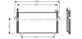 Конденсатор (AVA QUALITY COOLING: DN5197)