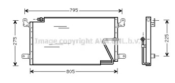 Конденсатор (AVA QUALITY COOLING: DN5198)