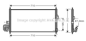 Конденсатор (AVA QUALITY COOLING: DN5201)