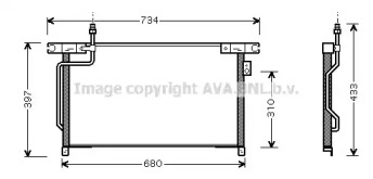 Конденсатор (AVA QUALITY COOLING: DN5202)