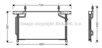 Конденсатор (AVA QUALITY COOLING: DN5213)