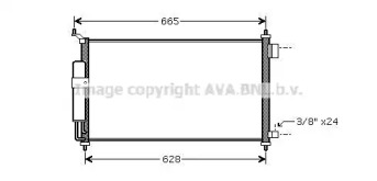 Конденсатор (AVA QUALITY COOLING: DN5251D)