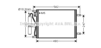 Конденсатор (AVA QUALITY COOLING: DN5252D)