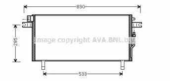 Конденсатор (AVA QUALITY COOLING: DN5268)