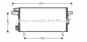 Конденсатор (AVA QUALITY COOLING: DN5269)