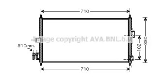 Конденсатор (AVA QUALITY COOLING: DN5270)