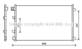 Конденсатор (AVA QUALITY COOLING: DN5281)