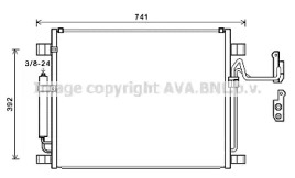 Конденсатор (AVA QUALITY COOLING: DN5398D)