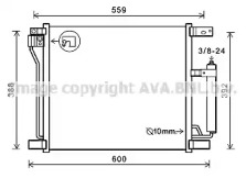 Конденсатор (AVA QUALITY COOLING: DN5401D)