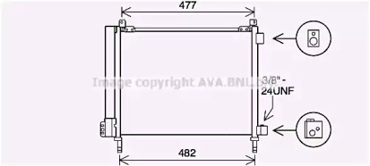 Конденсатор (AVA QUALITY COOLING: DN5433D)