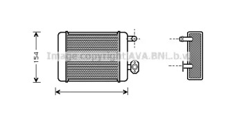 Теплообменник (AVA QUALITY COOLING: DN6071)