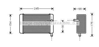 Теплообменник (AVA QUALITY COOLING: DN6073)