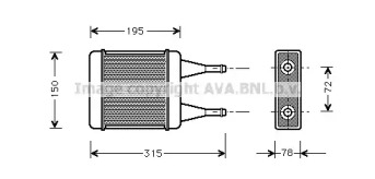 Теплообменник (AVA QUALITY COOLING: DN6090)