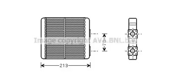 Теплообменник (AVA QUALITY COOLING: DN6226)