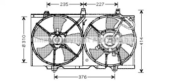 Вентилятор (AVA QUALITY COOLING: DN7507)