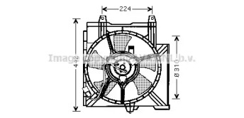 Вентилятор (AVA QUALITY COOLING: DN7509)