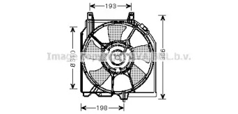 Вентилятор (AVA QUALITY COOLING: DN7523)