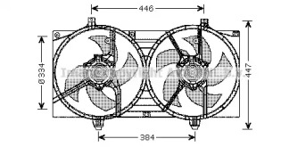 Вентилятор (AVA QUALITY COOLING: DN7528)