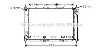 Теплообменник (AVA QUALITY COOLING: DNA2261)