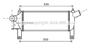 Теплообменник (AVA QUALITY COOLING: DNA4339)