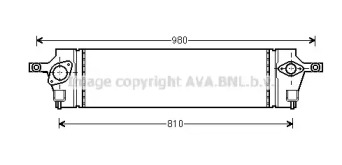 Теплообменник (AVA QUALITY COOLING: DNA4350)