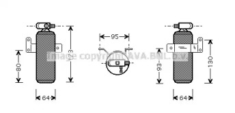 Осушитель (AVA QUALITY COOLING: DND095)