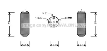 Осушитель (AVA QUALITY COOLING: DND187)