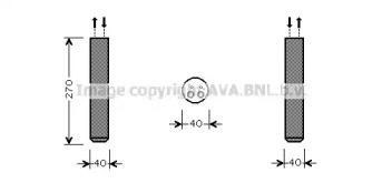 Осушитель (AVA QUALITY COOLING: DND301)