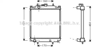 Теплообменник (AVA QUALITY COOLING: DU2046)