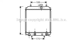 Теплообменник (AVA QUALITY COOLING: DU2055)