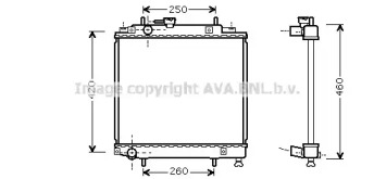 Теплообменник (AVA QUALITY COOLING: DU2058)