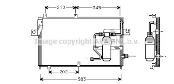 Конденсатор (AVA QUALITY COOLING: DU5039)