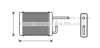 Теплообменник (AVA QUALITY COOLING: DU6019)