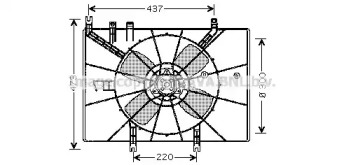 Вентилятор (AVA QUALITY COOLING: DU7504)