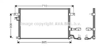 Конденсатор (AVA QUALITY COOLING: DW5056D)