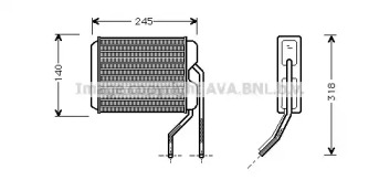 Теплообменник (AVA QUALITY COOLING: DW6026)