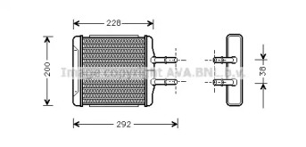 Теплообменник (AVA QUALITY COOLING: DW6027)