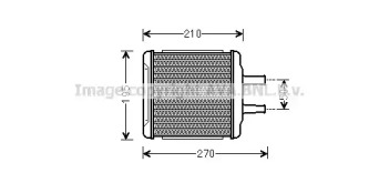 Теплообменник (AVA QUALITY COOLING: DW6088)